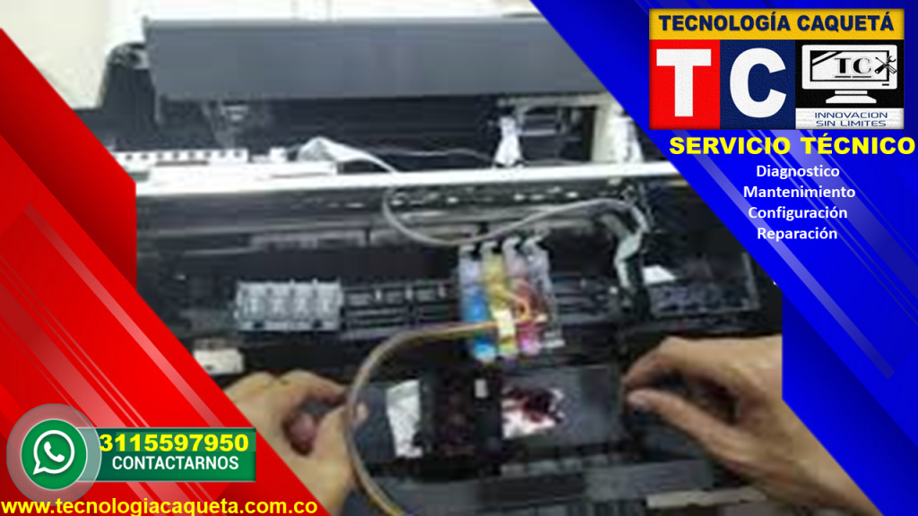 Tecnologia Caqueta - Servicio Tecnico Especializado - Diagnostico-Manteniiento-Configuracion de pc-impresoras-redes.
